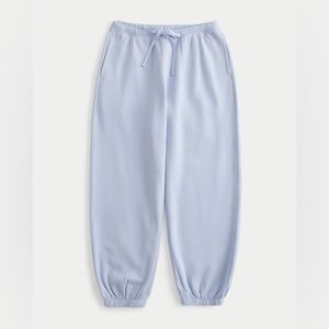 HOLLISTER Light Blue Jogger Baggy Sweatpants